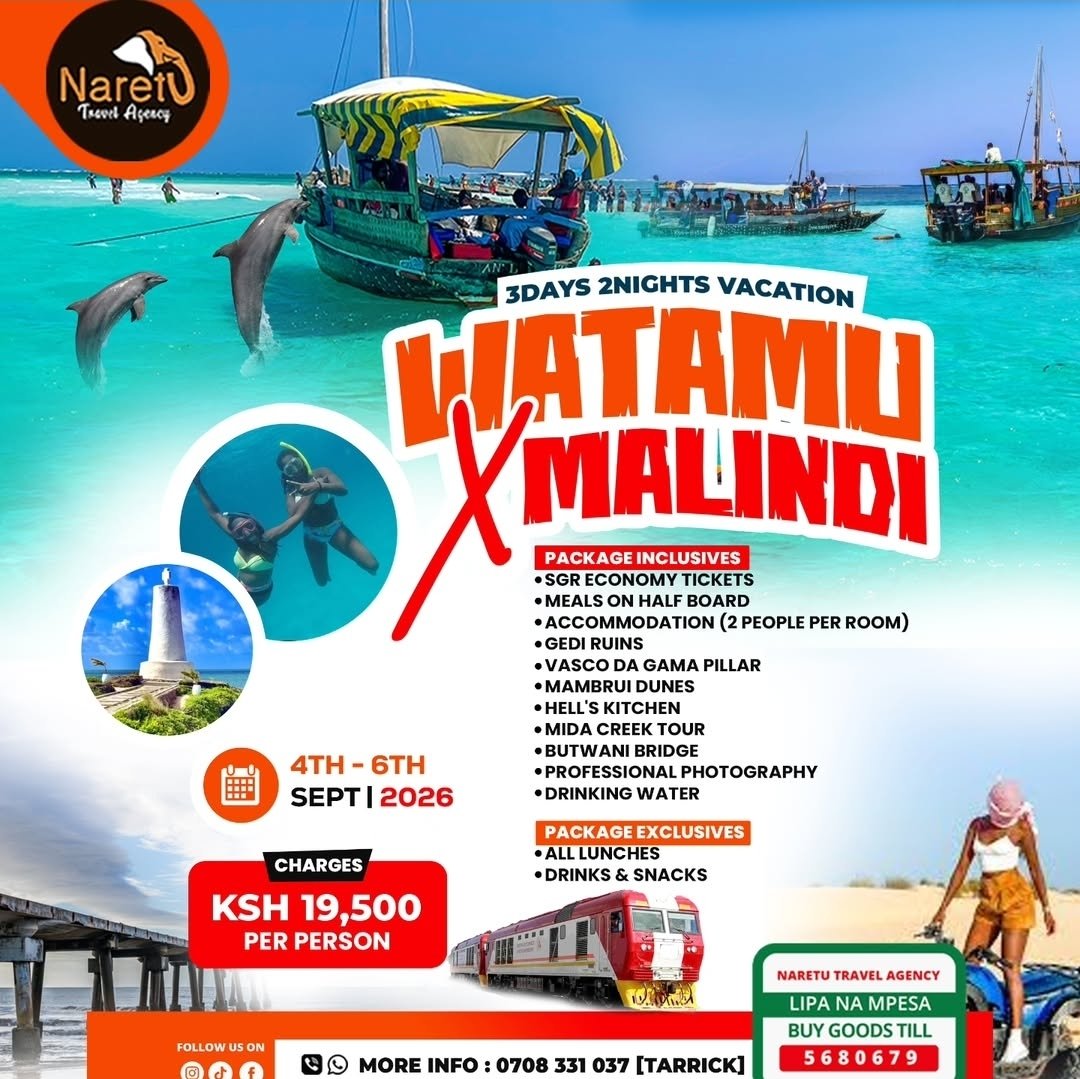 Beach holiday flyer